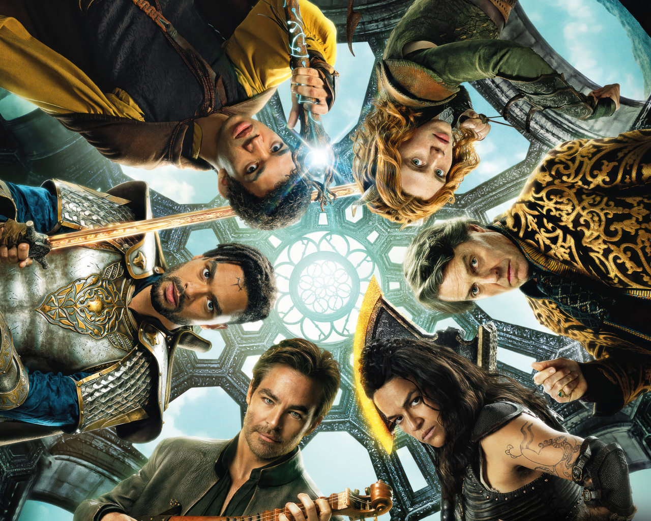 Постер нового фильма Подземелья и драконы: Честь среди воров, 2023