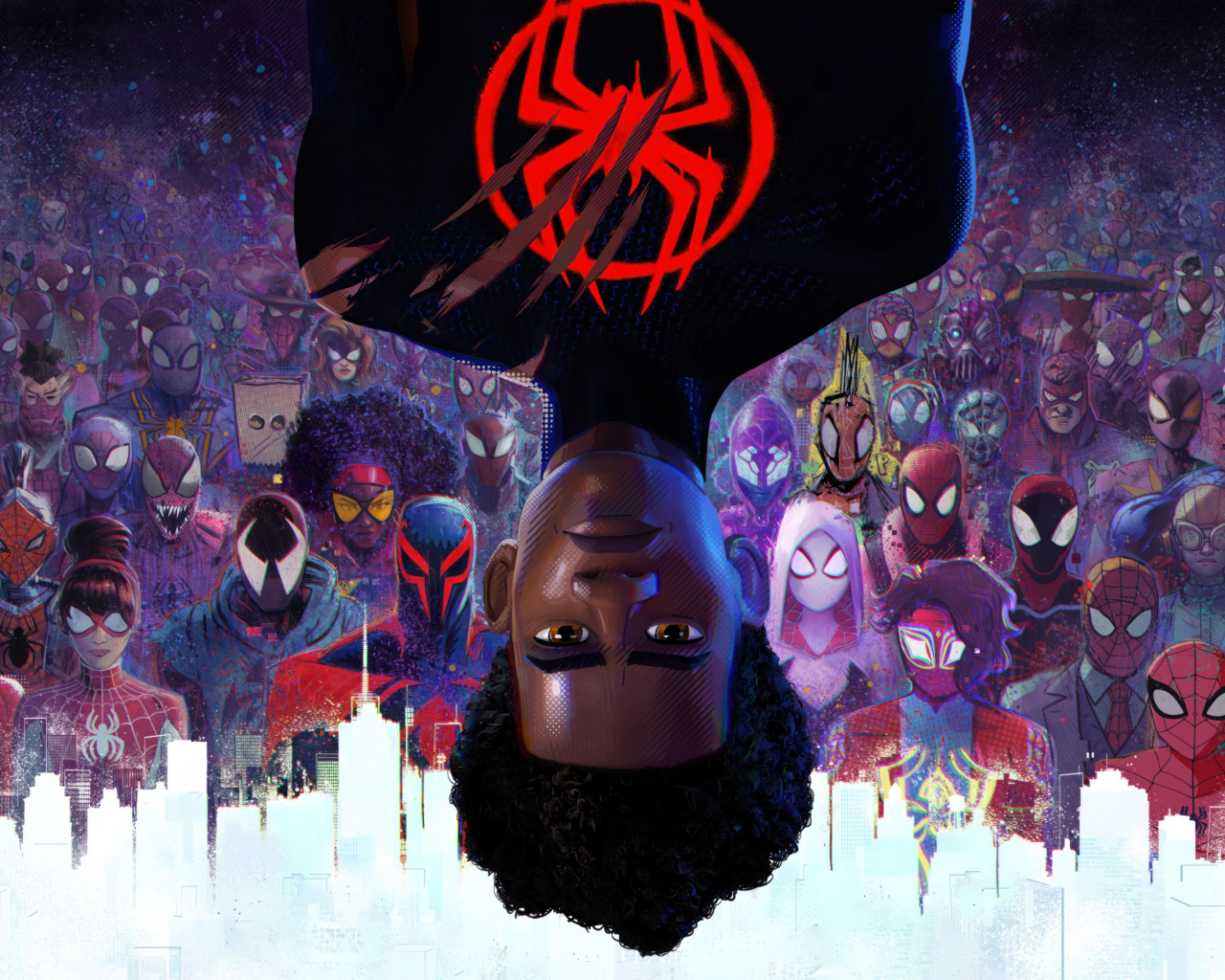 Постер нового фильма Человек-паук: Паутина вселенных, 2023