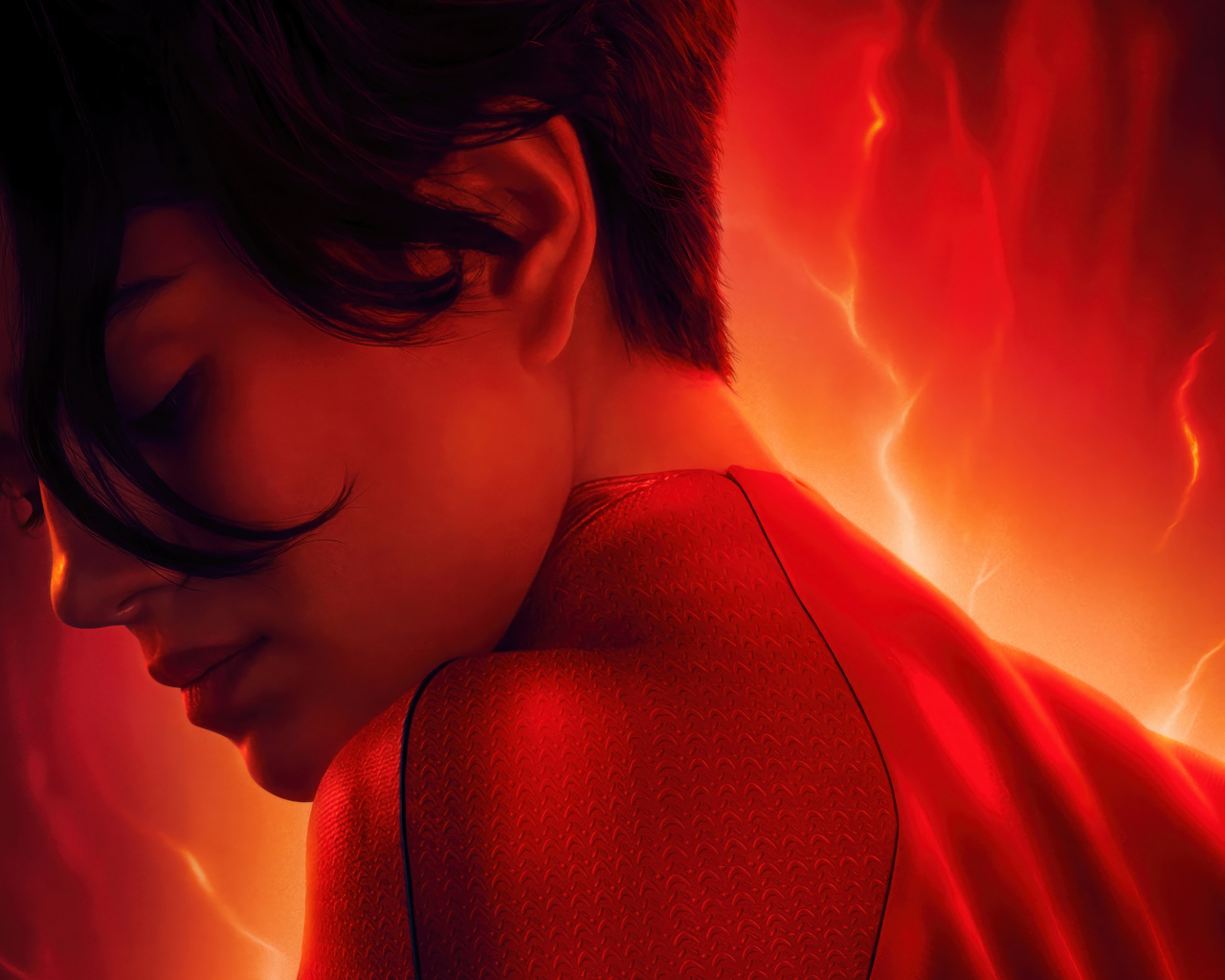 Супердевушка из фантастического фильма Флэш