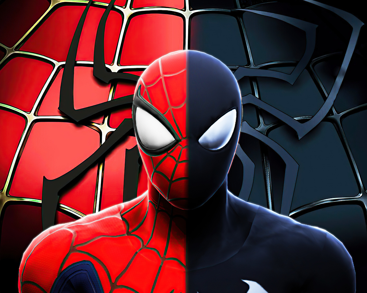 Темная и светлая сторона человека паука