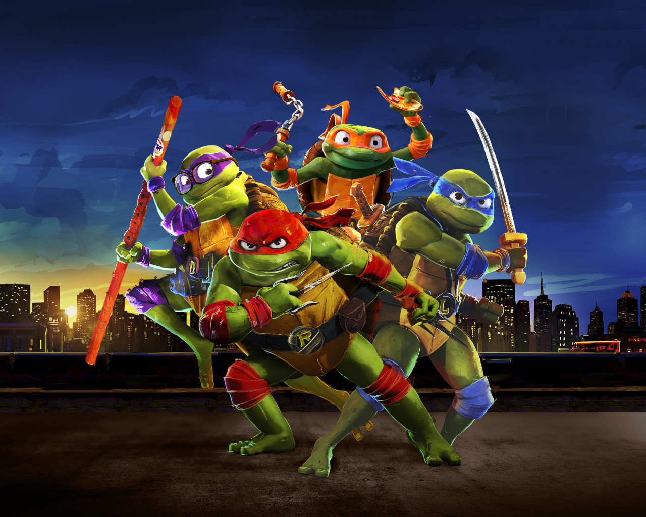 Суровые персонажи фильма Черепашки-ниндзя: Погром мутантов