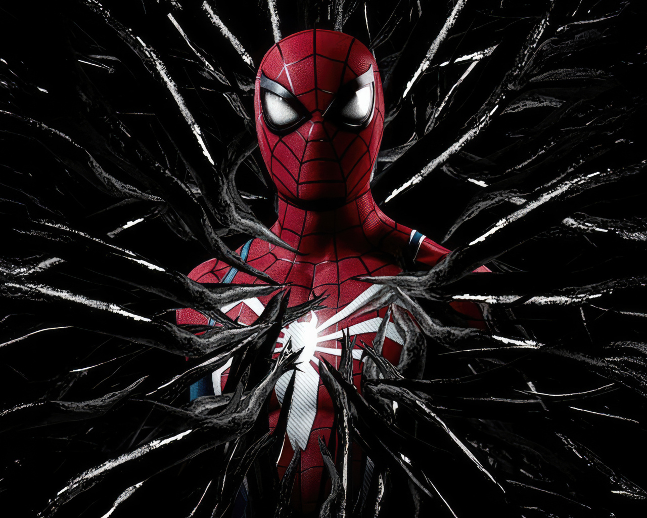 Веном поглощает Человека паука