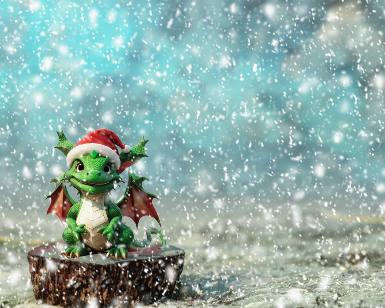 Зеленый дракон символ 2024 года