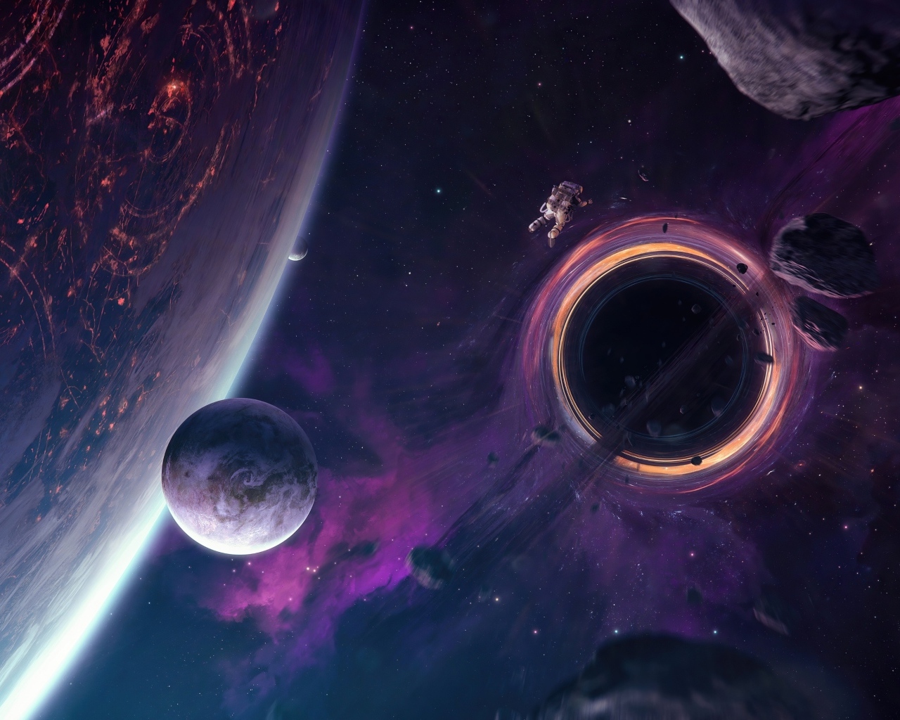 Необычные планеты в космосе