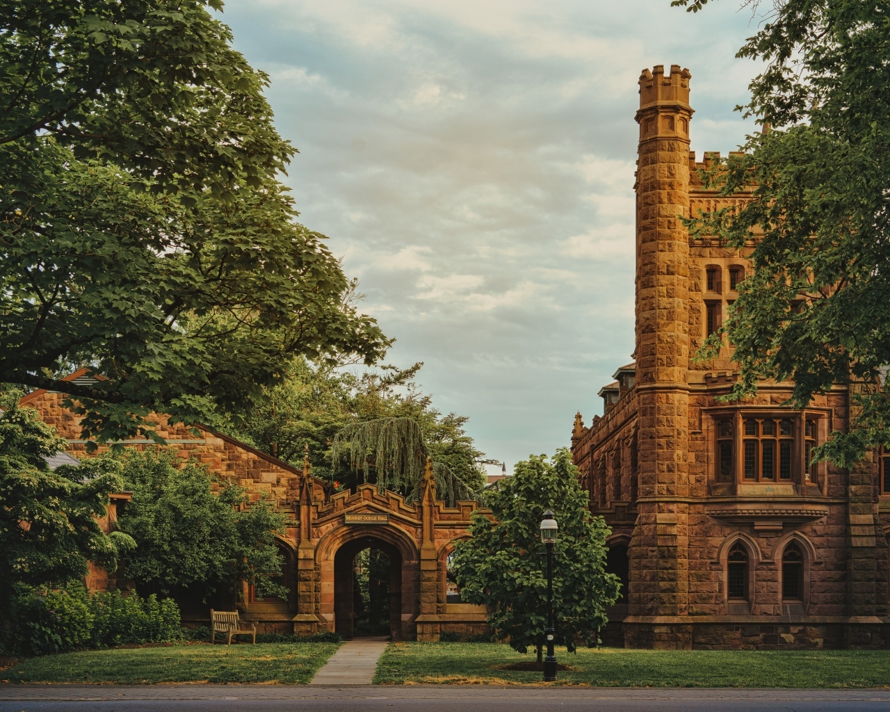 Старое здание Принстонский университет, США