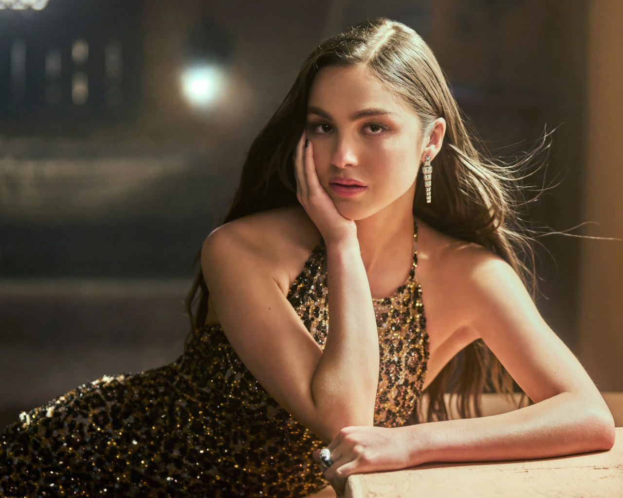 Красивая молодая американская актриса Оливия Родриго