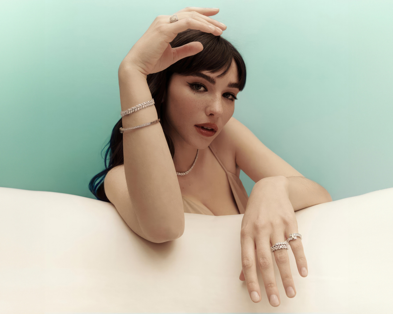 Красивая молодая итальянская актриса Матильда де Анджелис