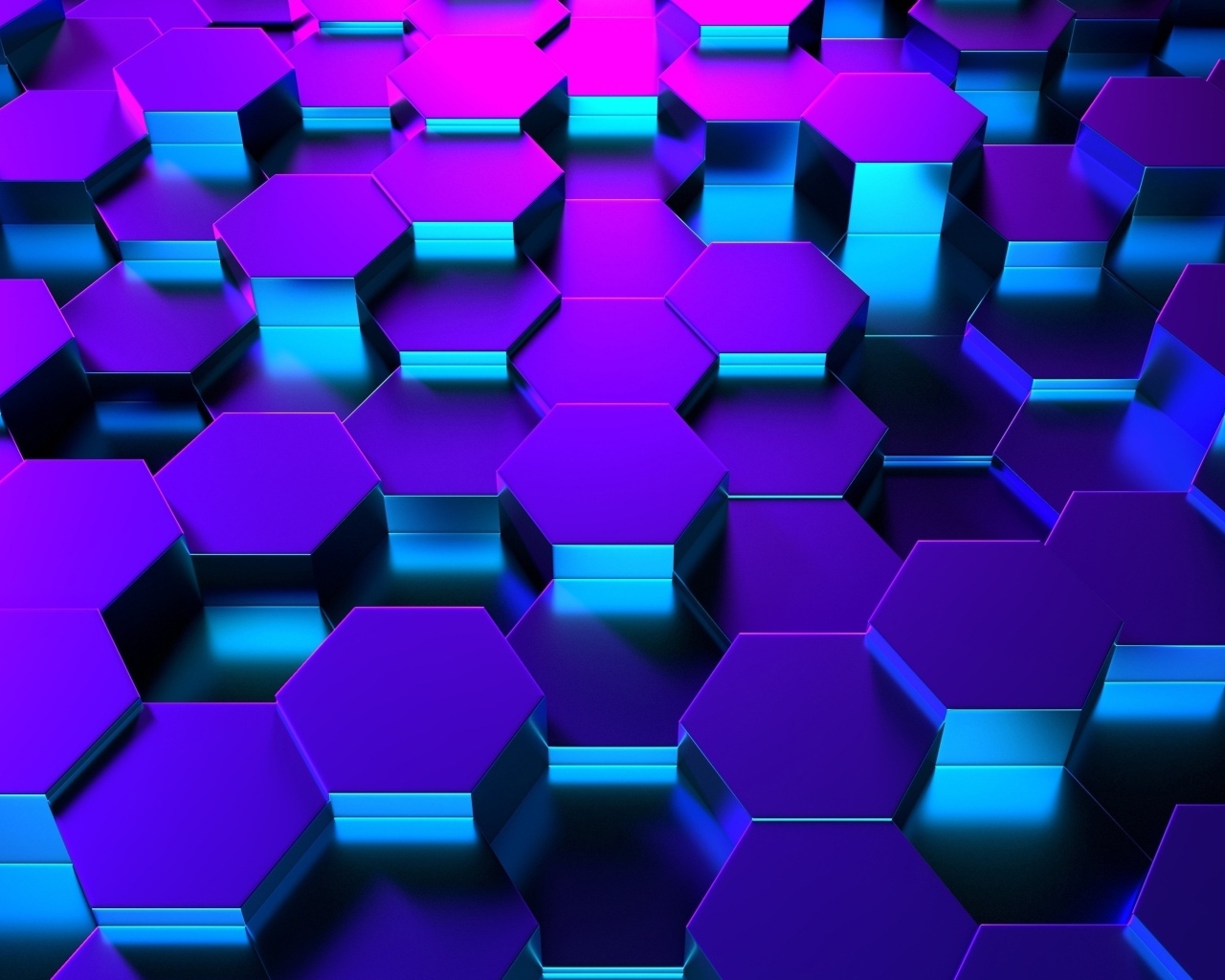 Абстрактные шестиугольники черного цвета