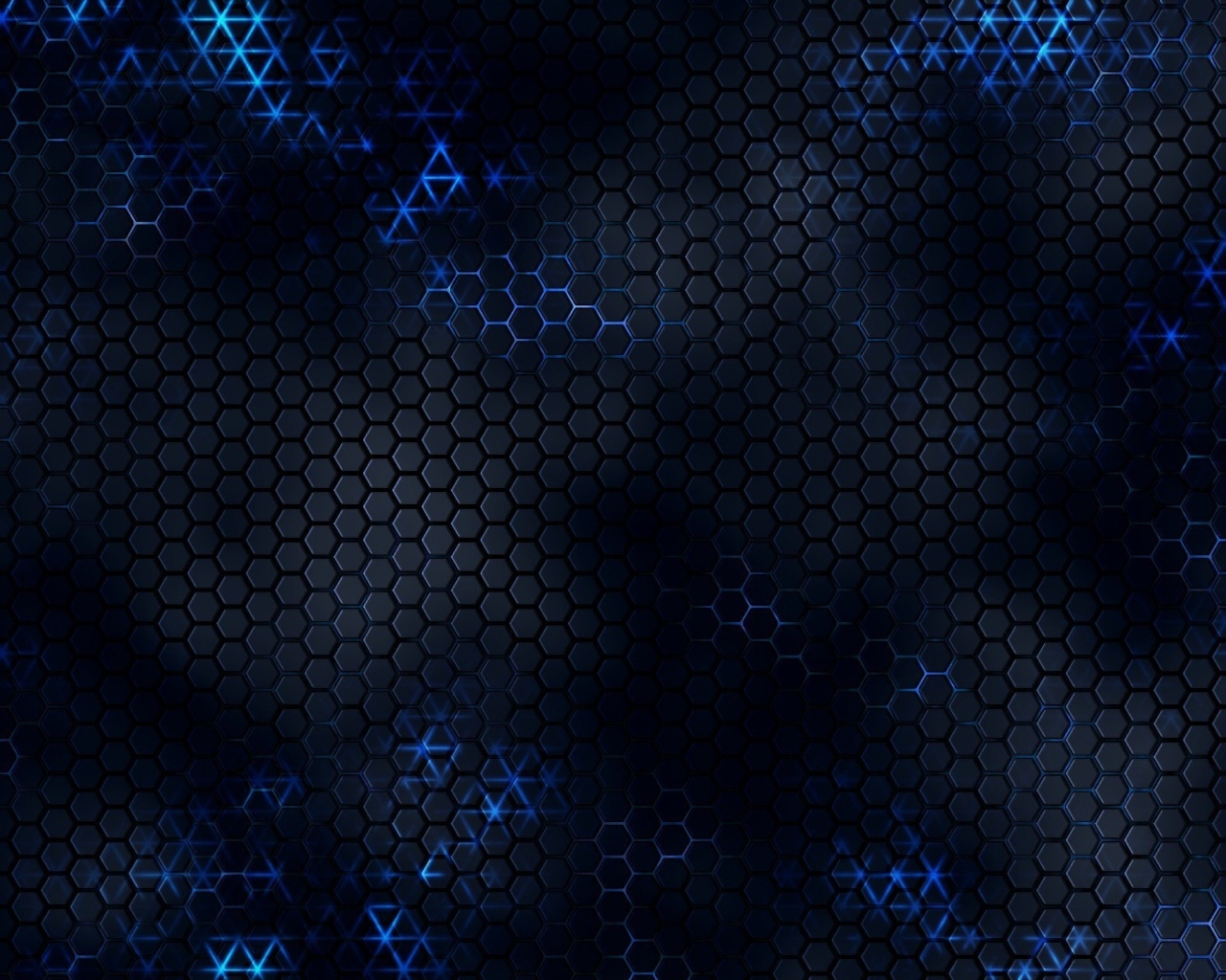 Черные соты с неоновыми вставками