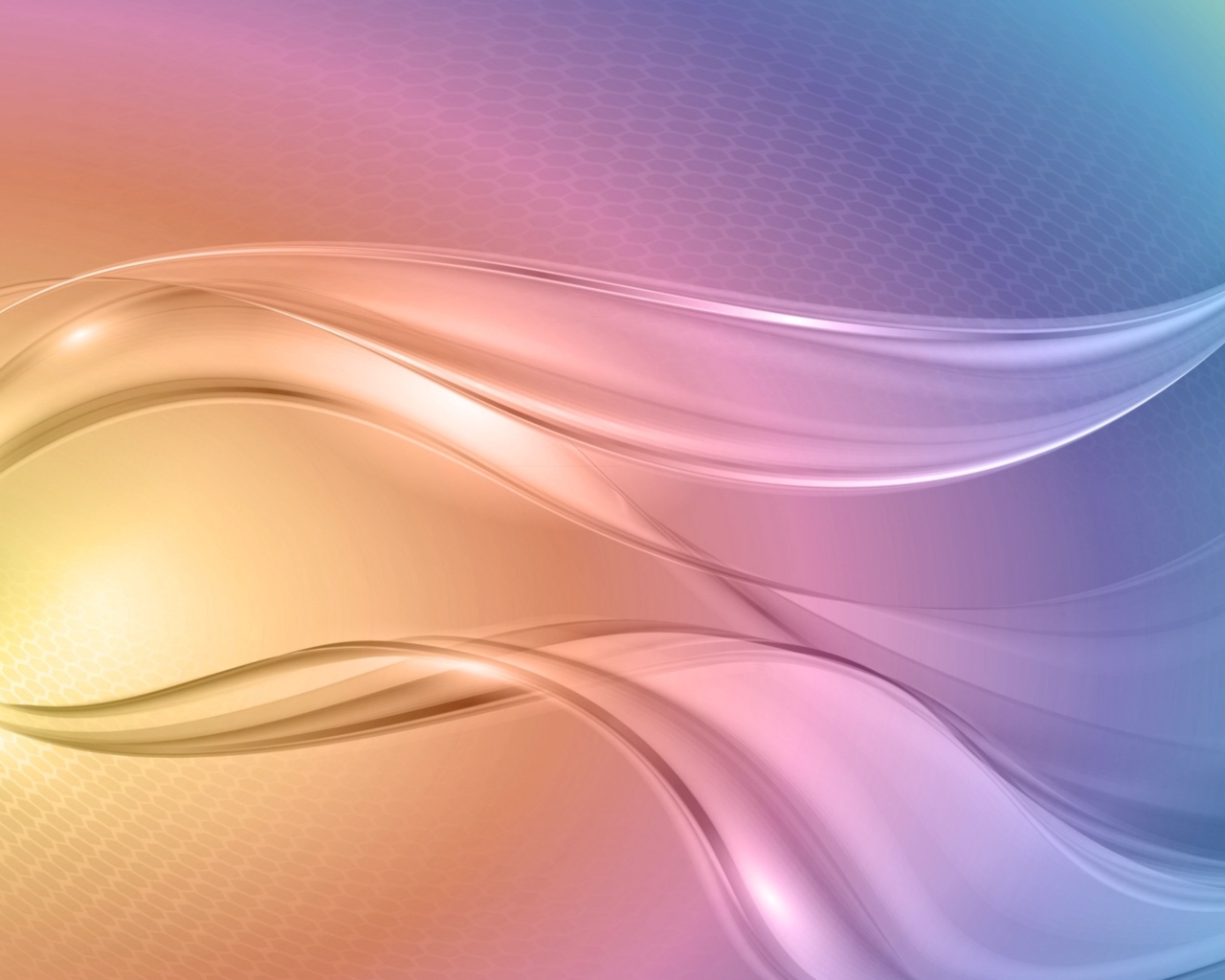 Серые волны на разноцветном фоне 