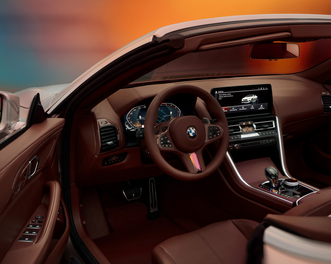 Салон автомобиля BMW Concept Skytop 2024 года