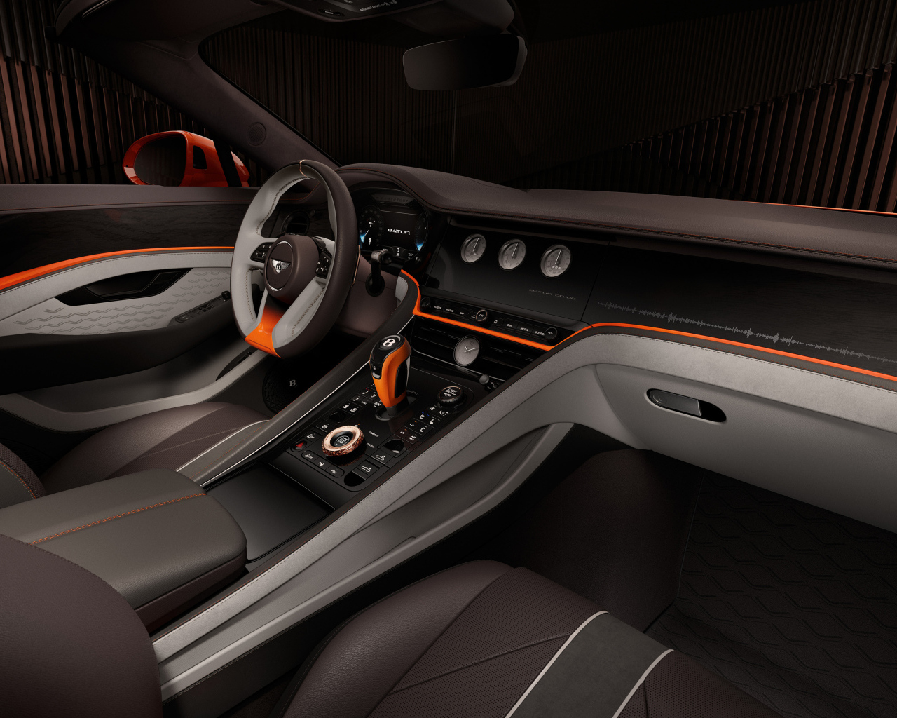 Салон автомобиля Bentley Mulliner Batur Convertible 2024 года