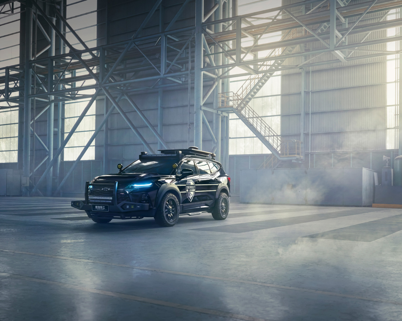 Автомобиль Chevrolet Trailblazer Jedi Agent Edition в ангаре