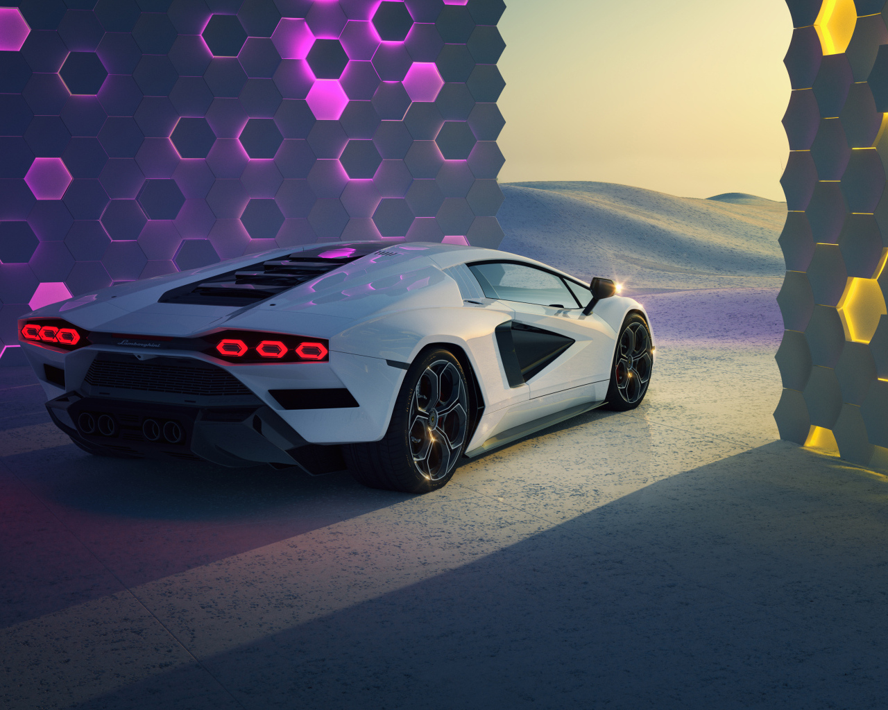 Дорогой автомобиль Lamborghini Countach