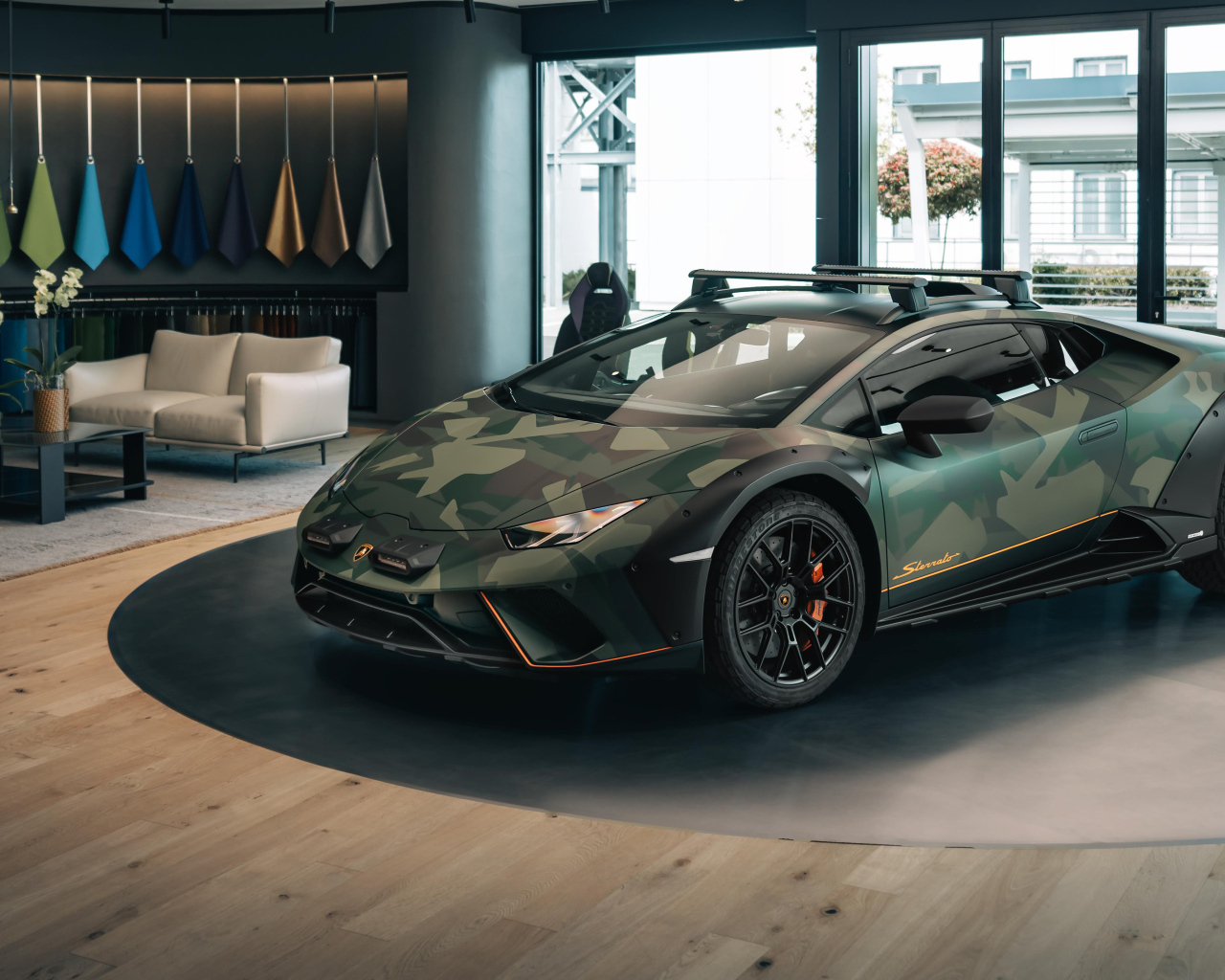 Быстрый автомобиль Lamborghini Huracán Sterrato All-Terrain Ad Personam 2024 года