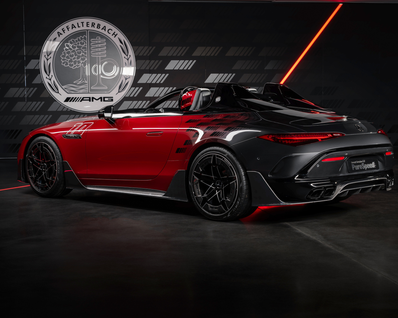 Красный Concept Mercedes-AMG PureSpeed 2024 года