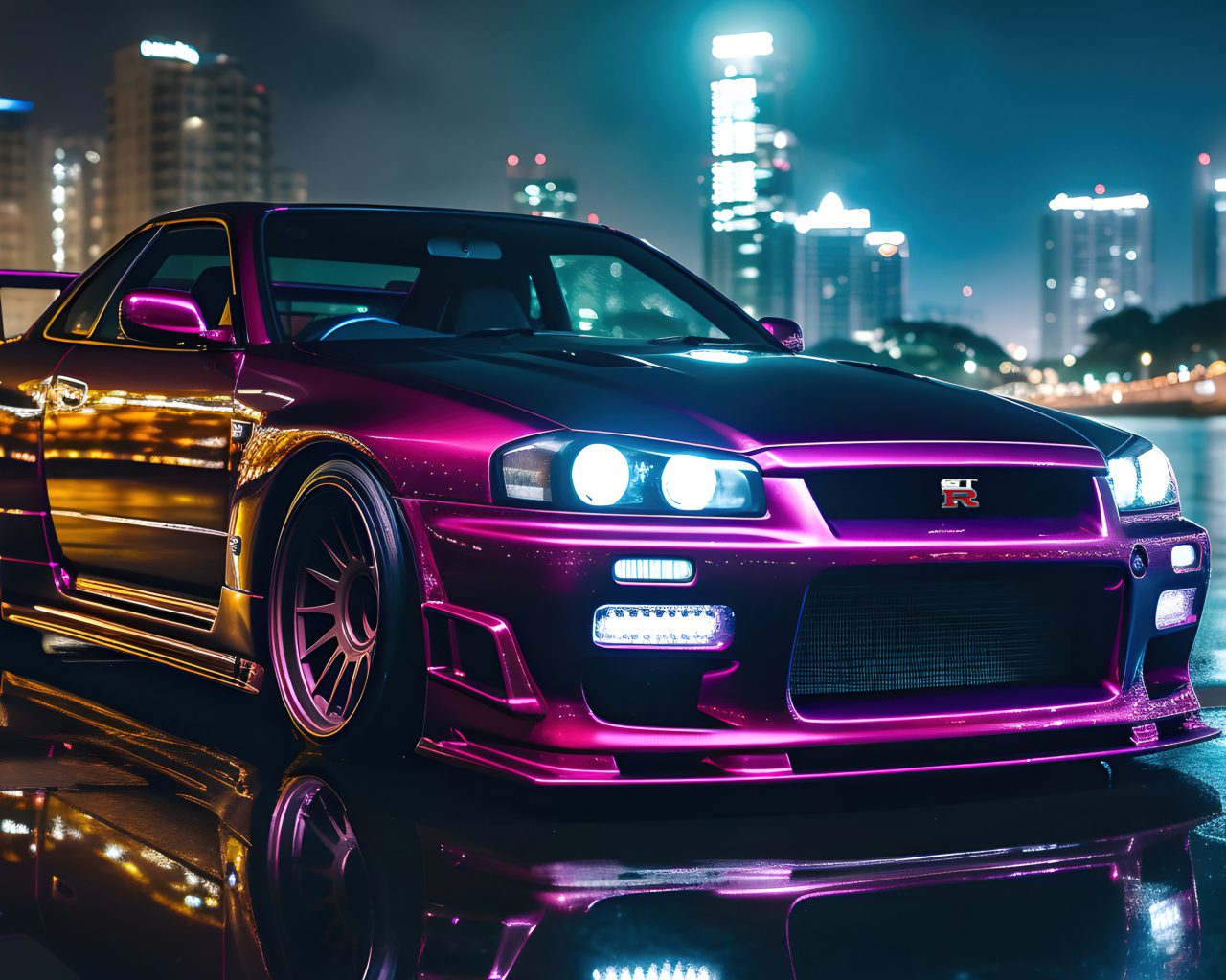 Спортивный автомобиль Nissan Skyline GT-R R34
