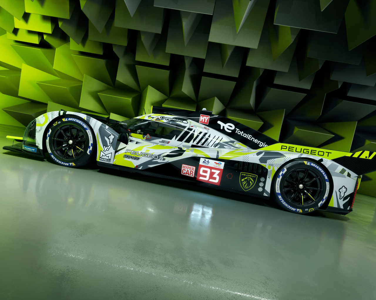 Гоночный автомобиль Peugeot 9X8 2024 года