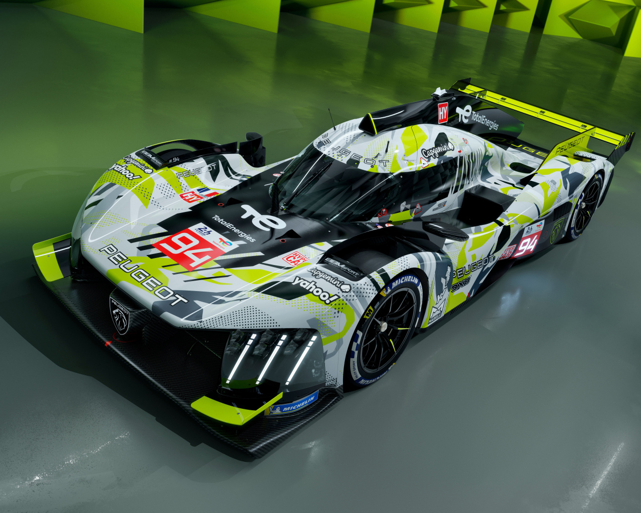 Дорогой гоночный автомобиль Peugeot 9X8 2024 года