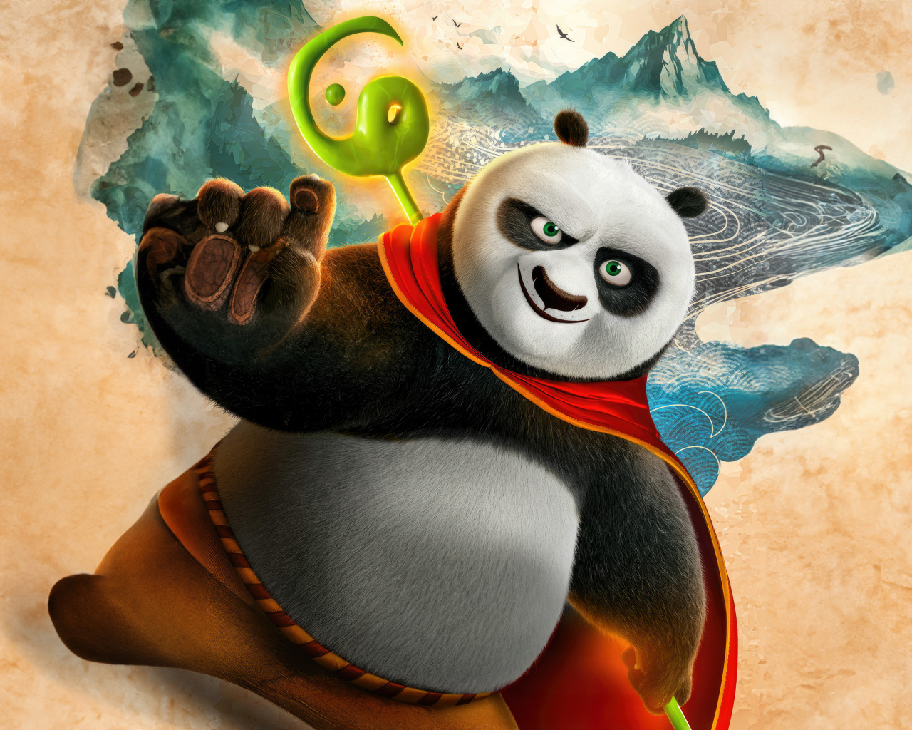 Персонаж По мультфильм Кунг-фу панда 4