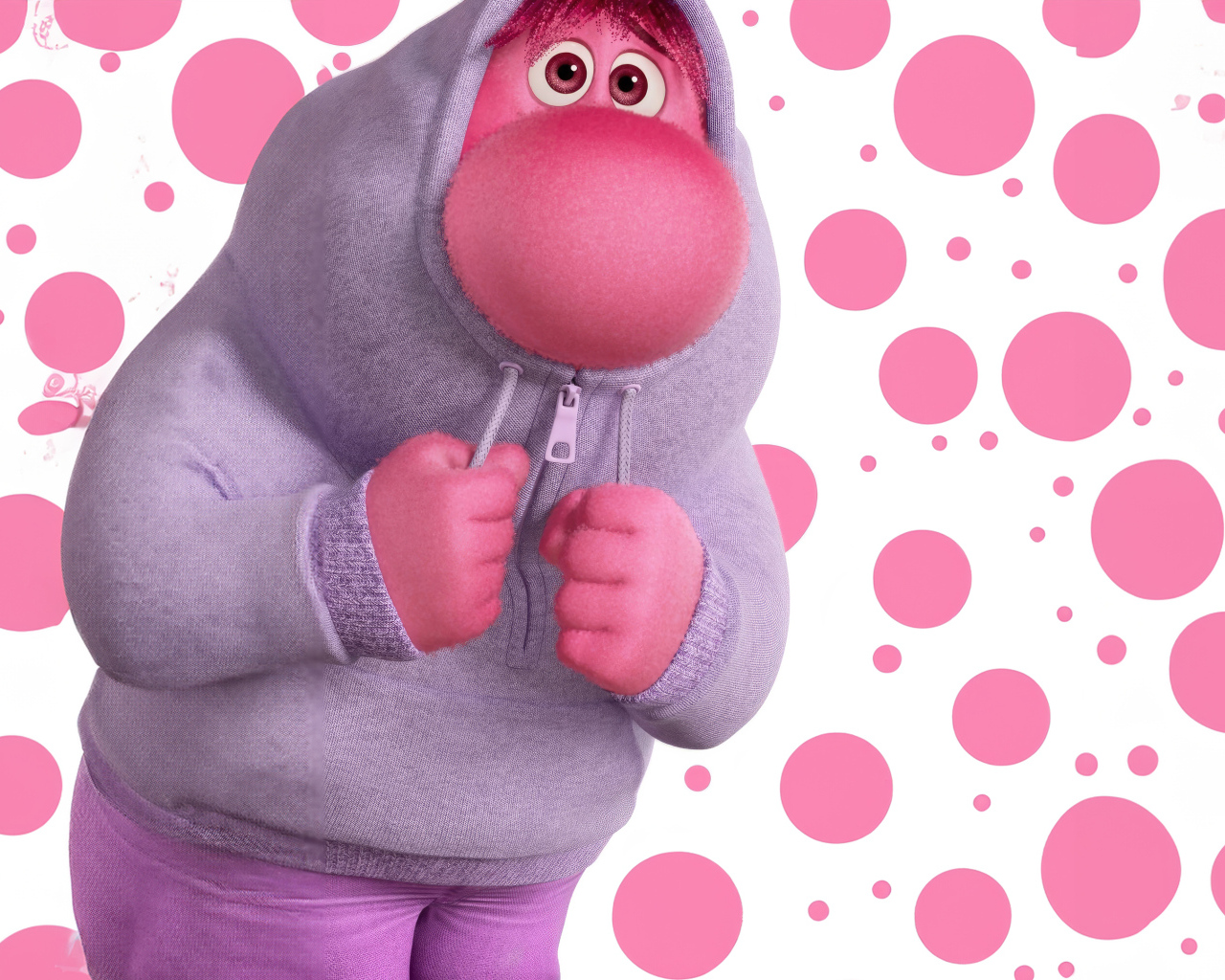 Милый персонаж Смущение из мультфильма Головоломка 2