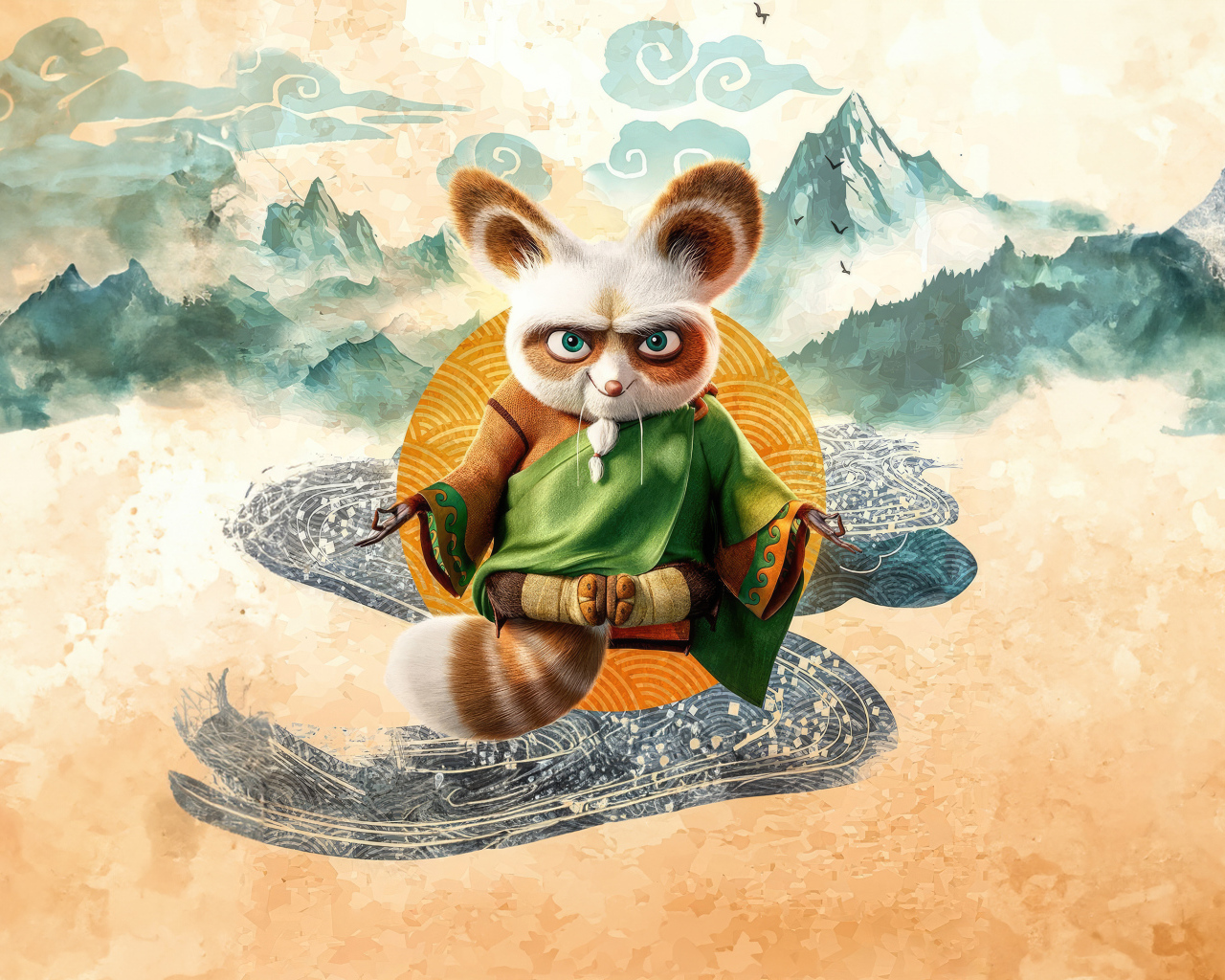 Мастер Шифу в новом мультфильме Кунг-фу панда 4