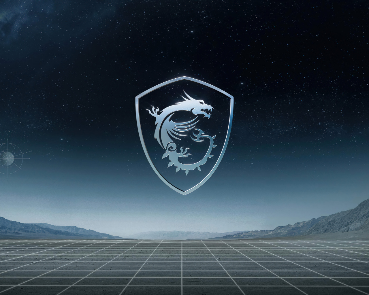 Поле с квадратами для логотипа msi