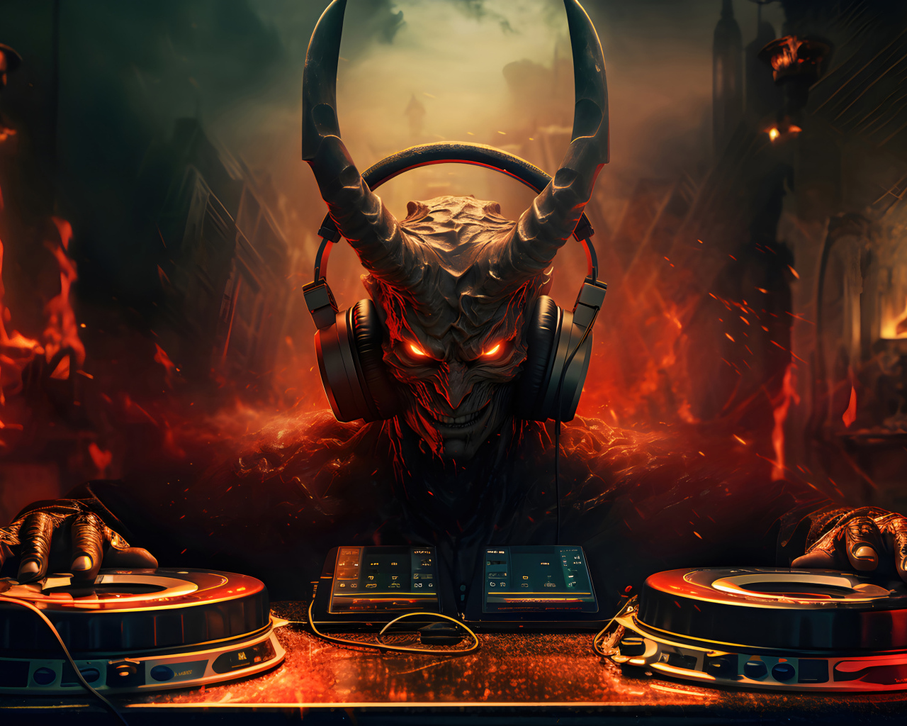 Демон за диджейским пультом