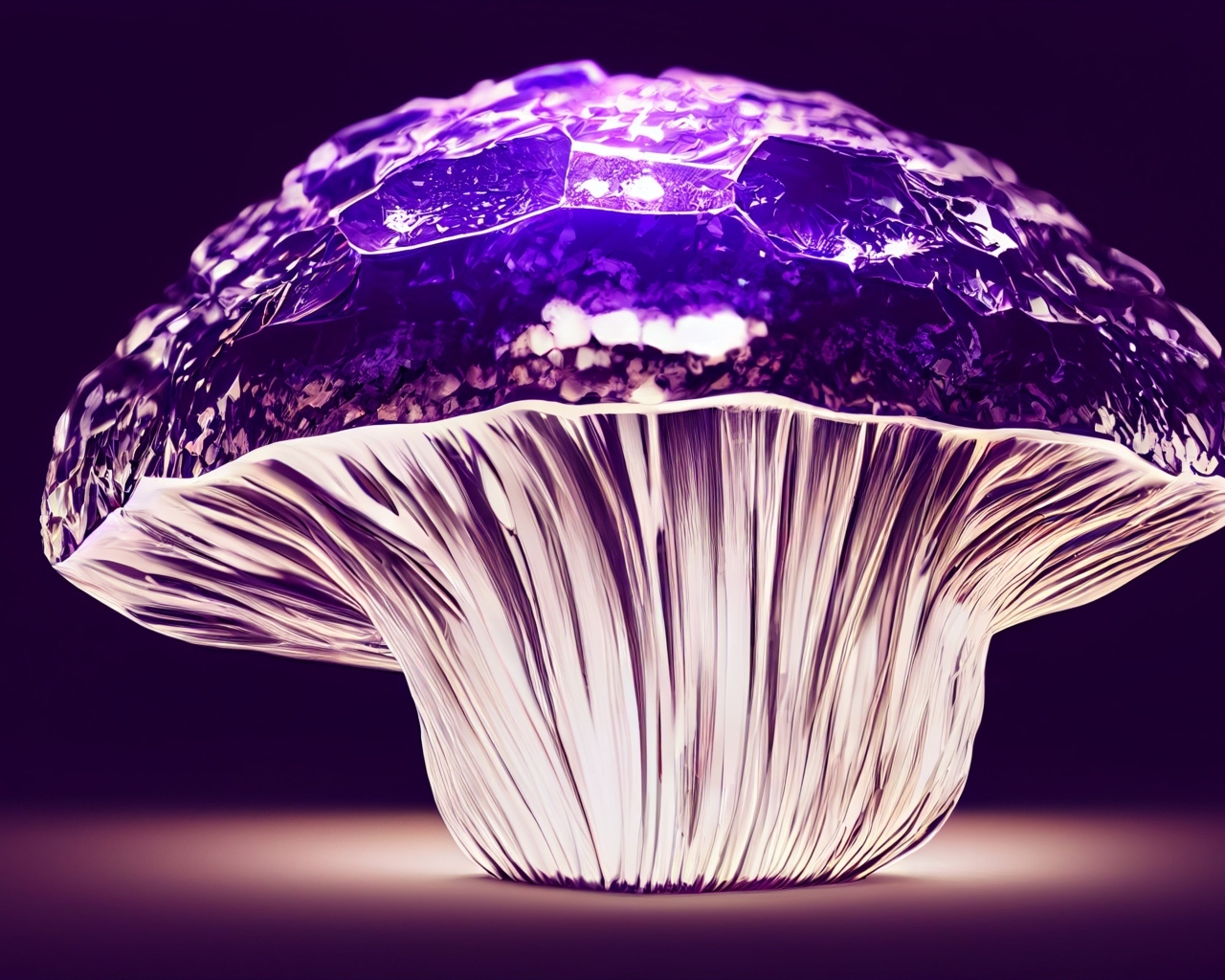 Большой кристальный гриб 