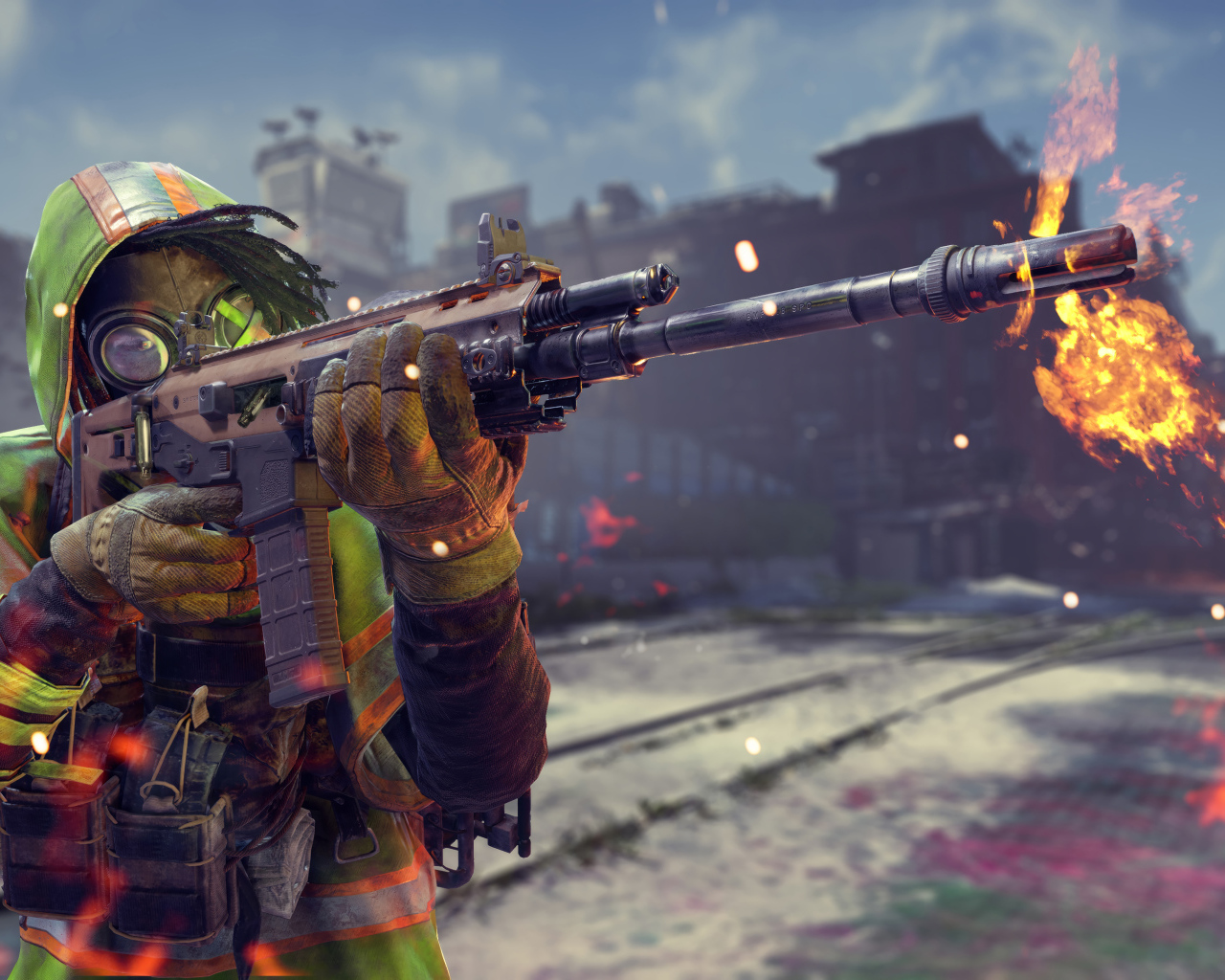 Солдат в городе в компьютерной игре XDefiant, 2024