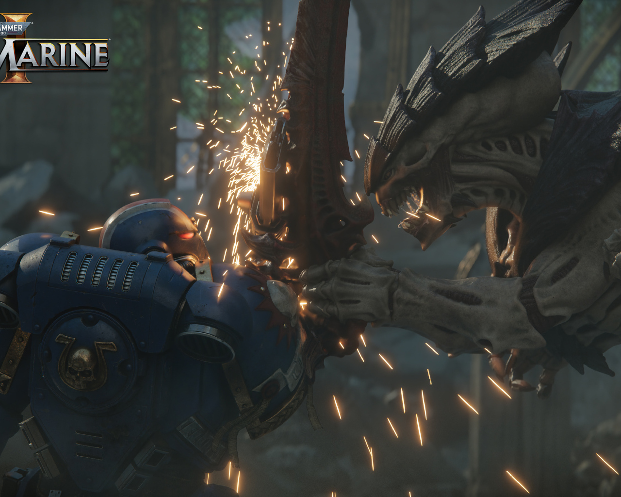 Битва в компьютерной игре Warhammer 40,000: Space Marine 2