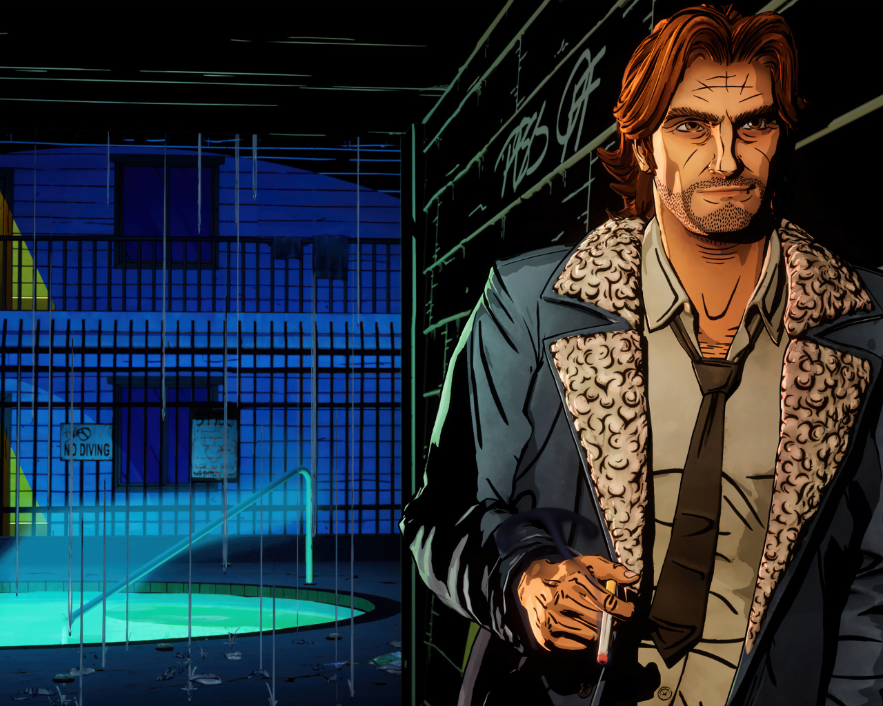 Персонаж компьютерной игры The Wolf Among Us 2