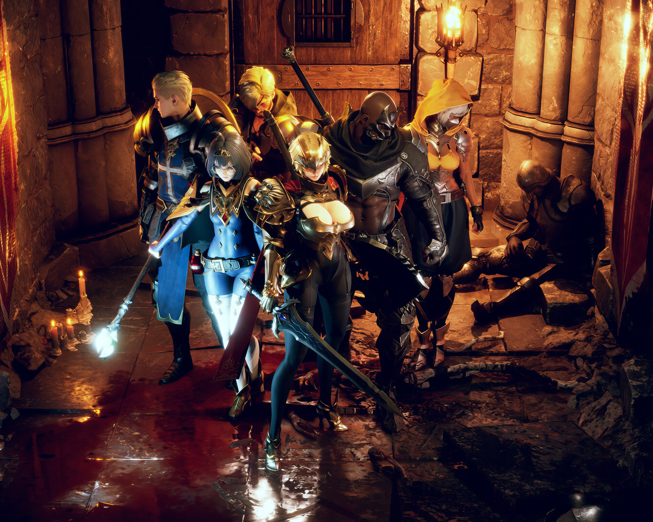 Персонажи компьютерной игры Dungeon Stalkers, 2024