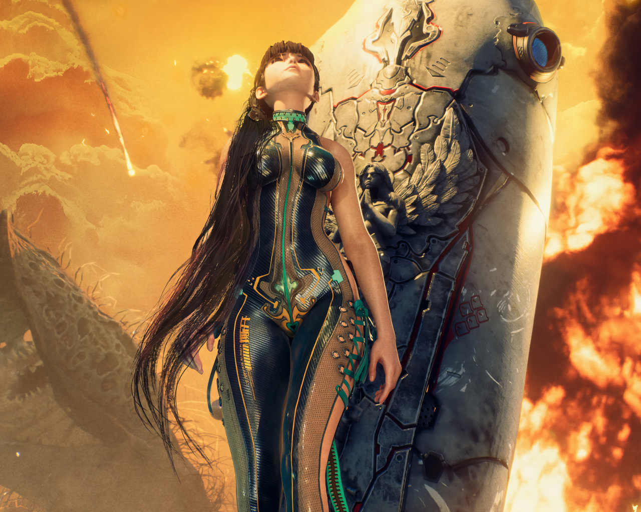 Девушка персонаж компьютерной игры Stellar Blade, 2024