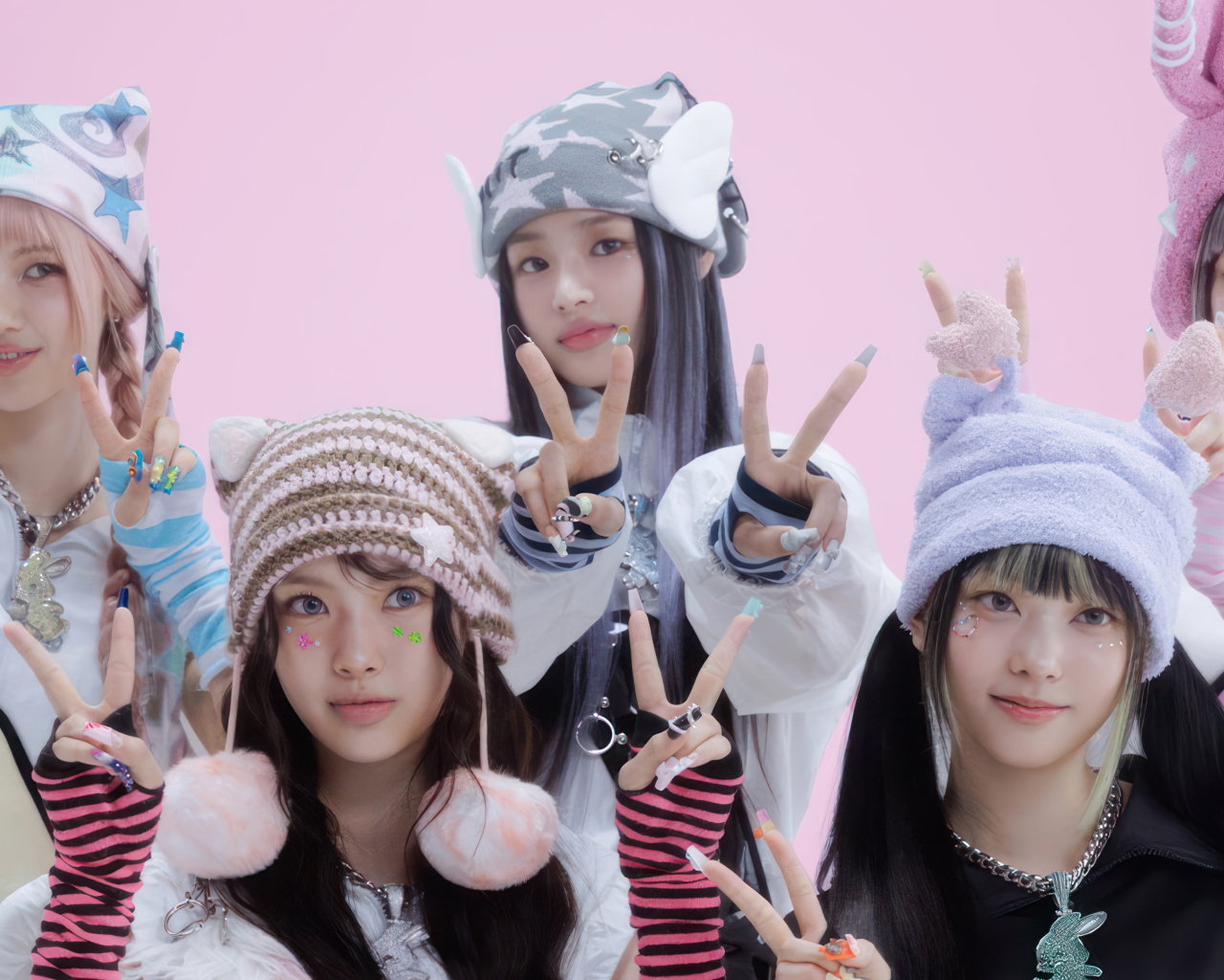 Девушки из коллаборации PUBG x NewJeans