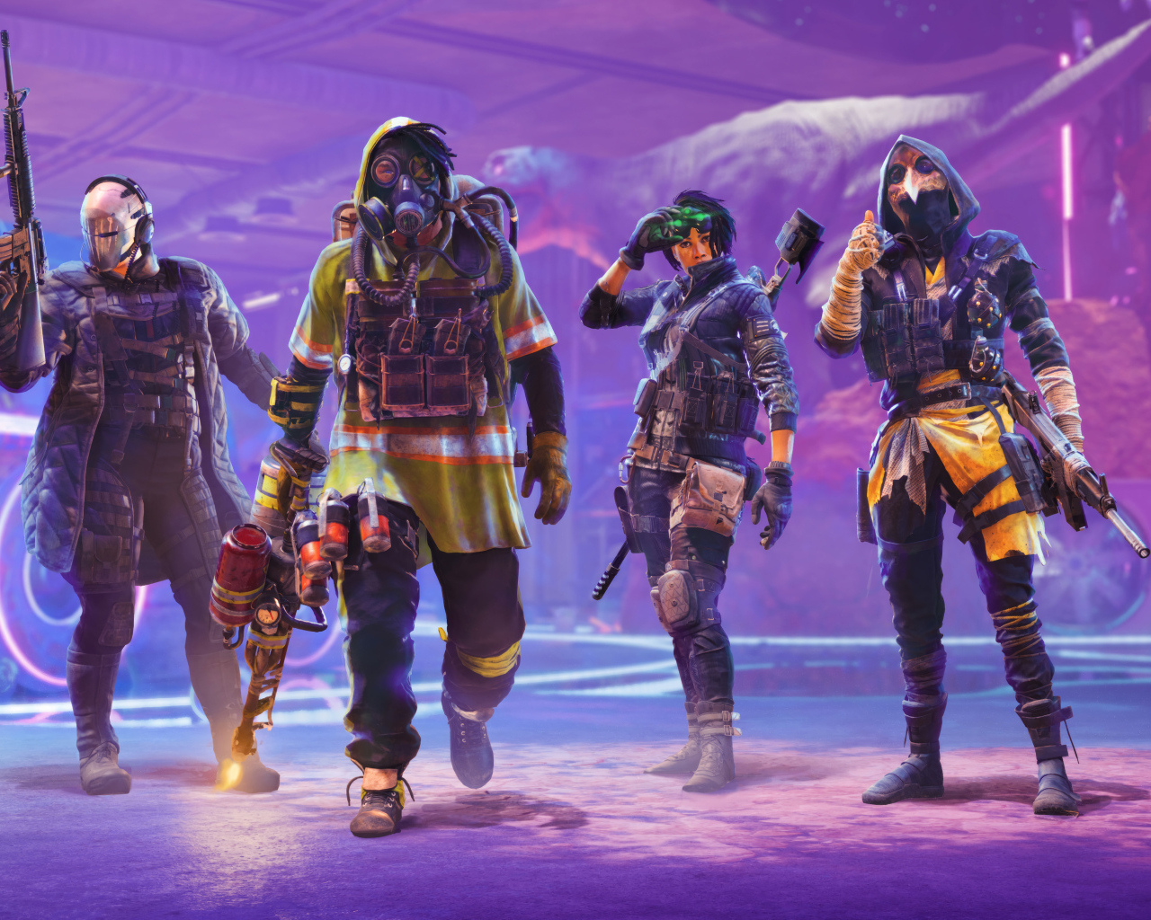 Герои новой компьютерной игры  XDefiant, 2024