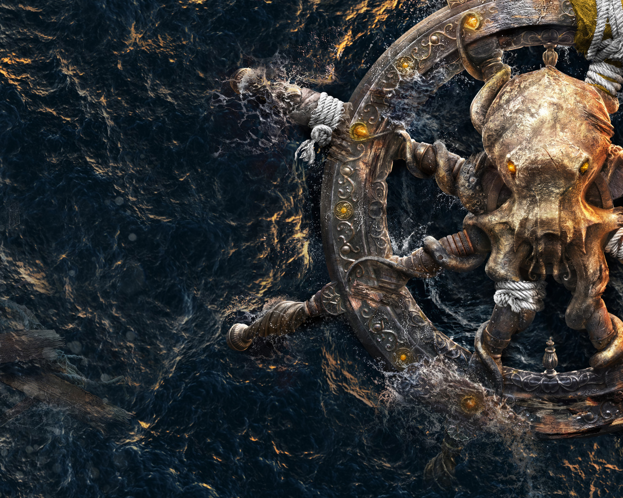 Логотип компьютерной игры Skull and Bones, 2024