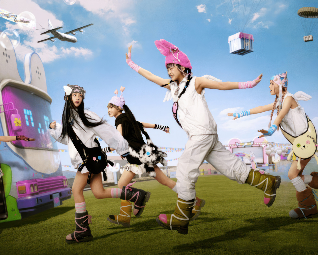 Коллаборация PUBG x NewJeans, 2024