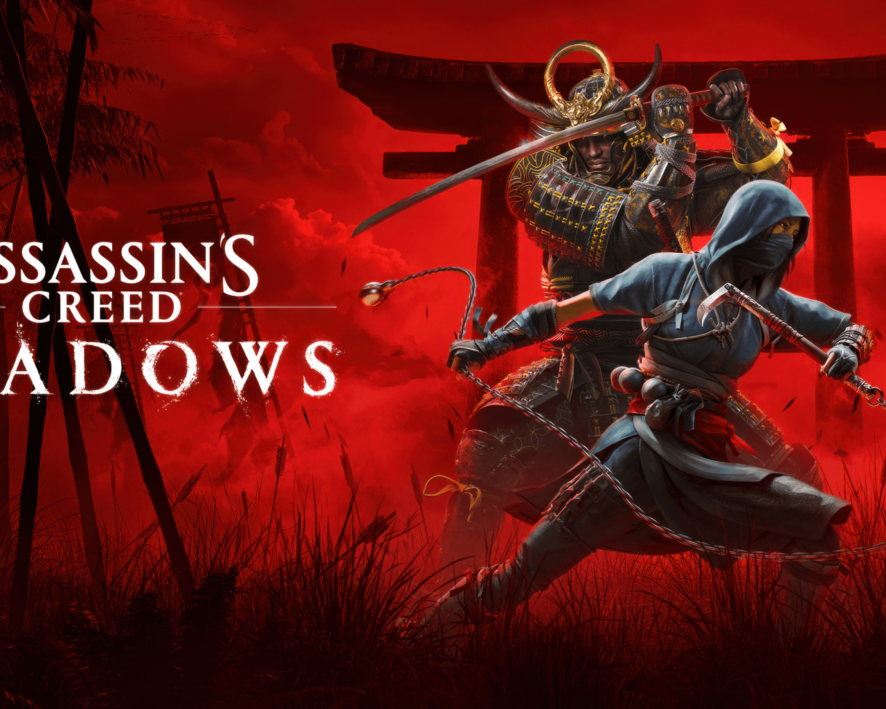 Постер компьютерной игры Assassin’s Creed Shadows, 2024