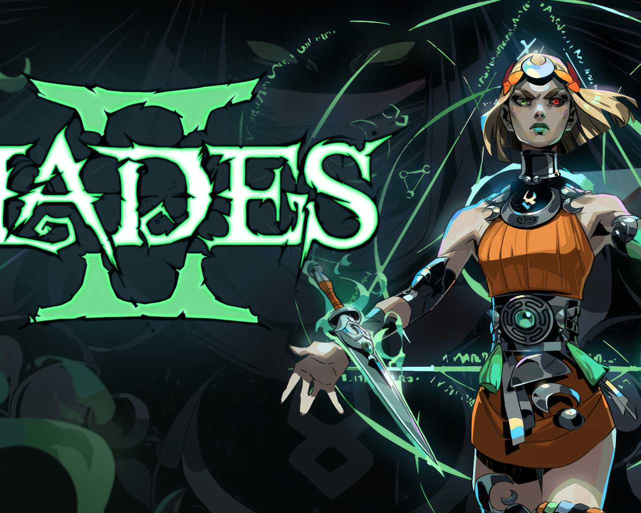 Постер компьютерной игры Hades II персонаж Мелиноя