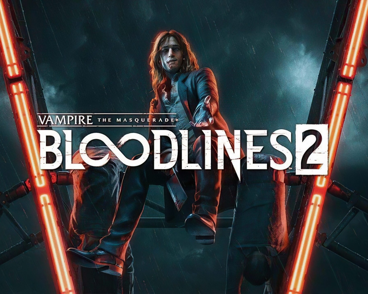 Постер новой компьютерной игры Vampire: The Masquerade — Bloodlines 2