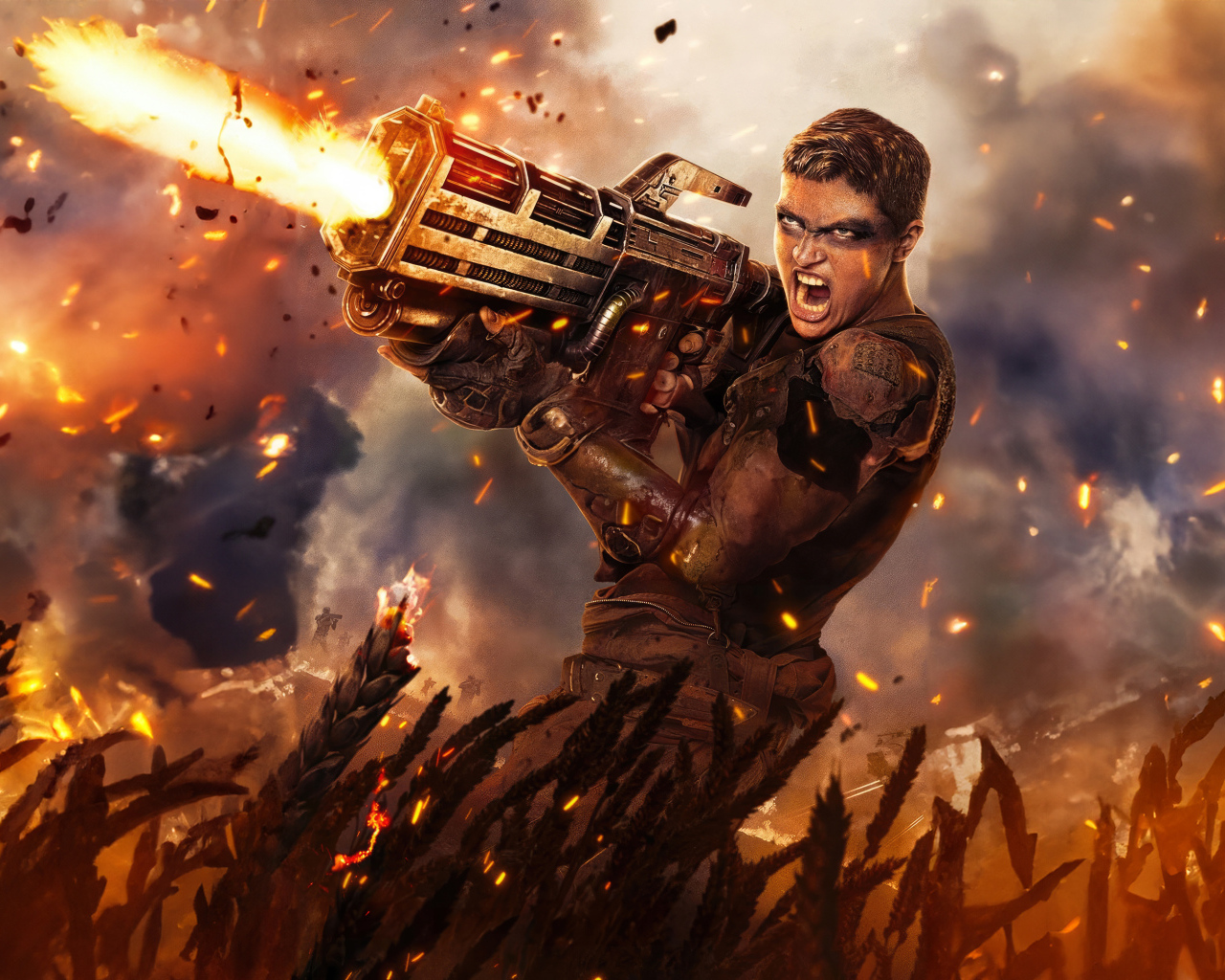 Девушка с оружием персонаж  нового фильма Мятежная Луна: Дарующая шрамы, 2024