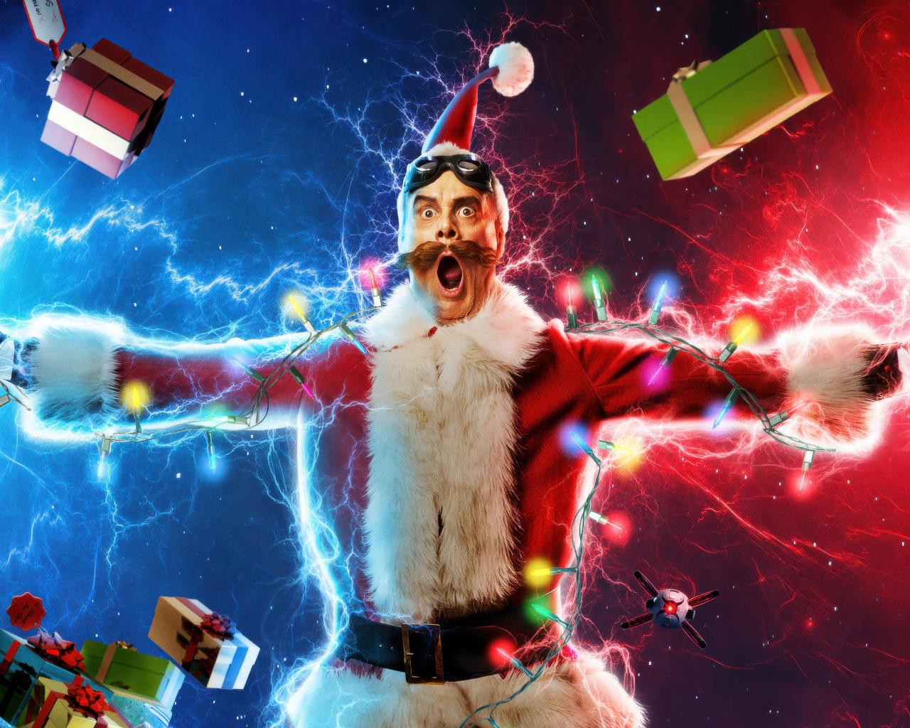 Актер Джим Керри в новом фильме Соник 3 в кино