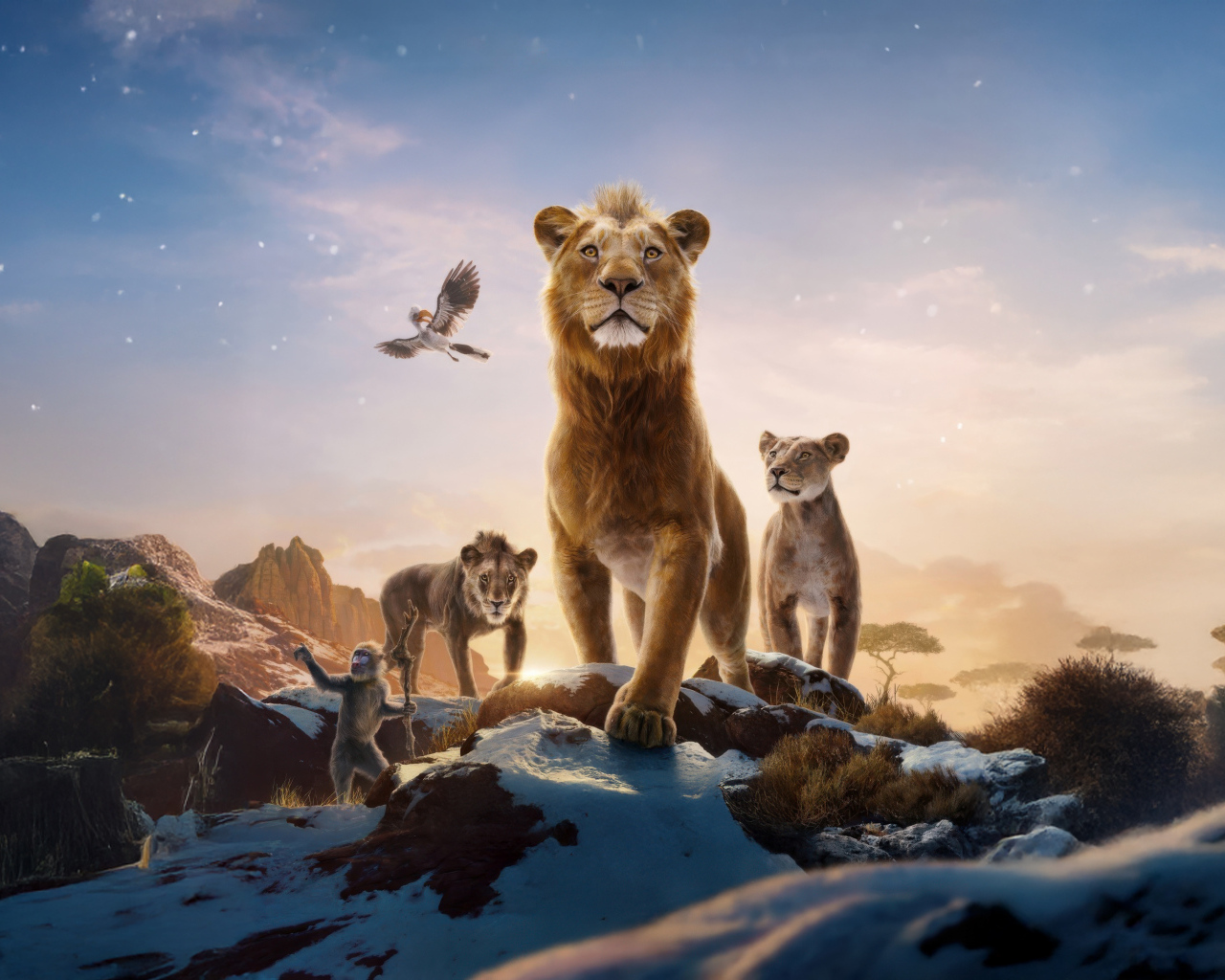 Звери из нового фильма Муфаса: Король Лев