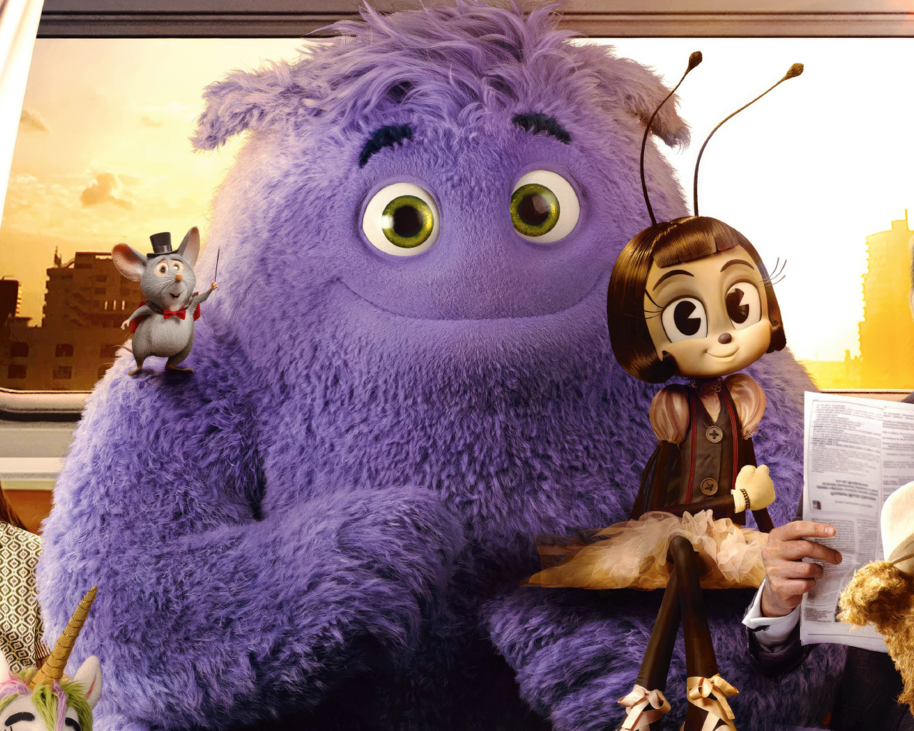 Яркий постер новой комедии Воображаемые друзья (IF), 2024