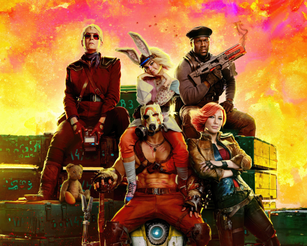 Яркий постер нового фильма Бордерлендс, 2024