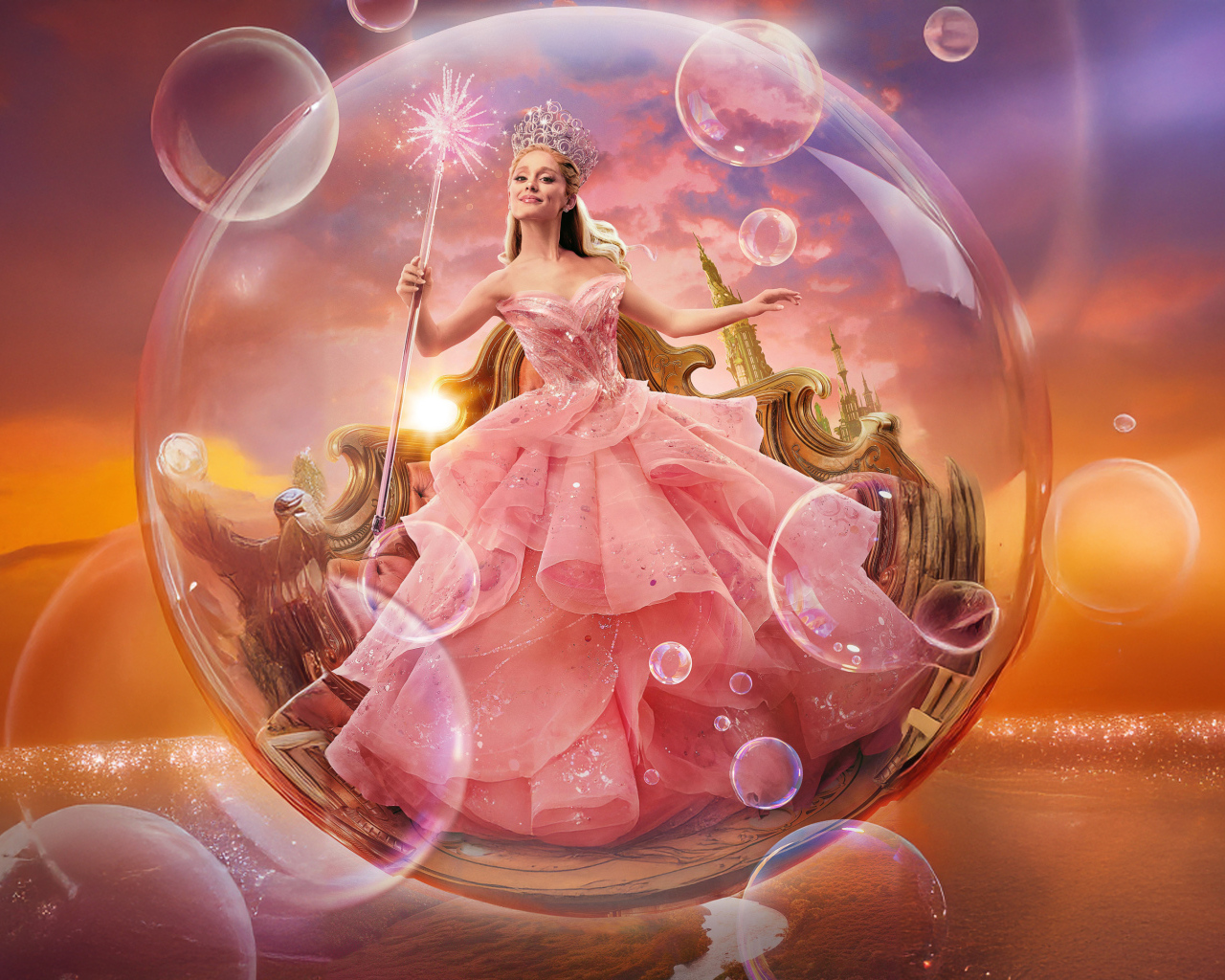 Персонаж Глинда из нового фильма Злая: Часть первая