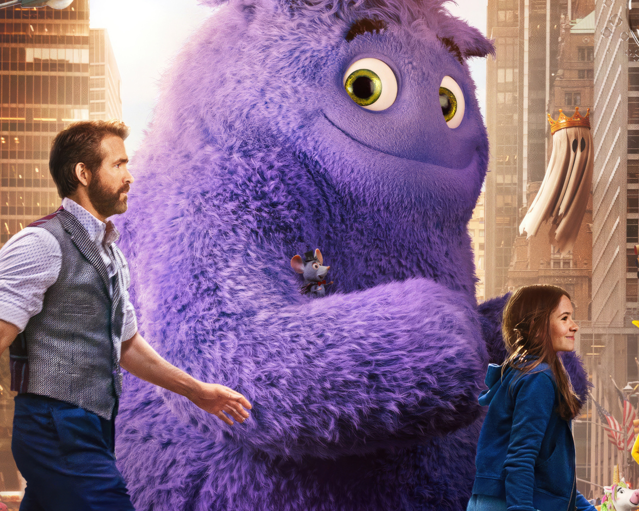 Персонажи в городе фильм Воображаемые друзья (IF), 2024