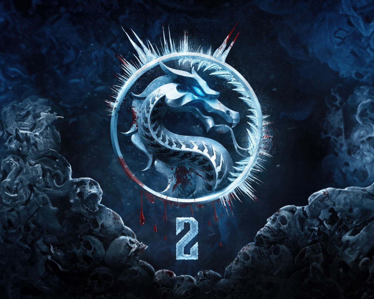 Ледяной постер нового фильма Мортал Комбат 2, 2024