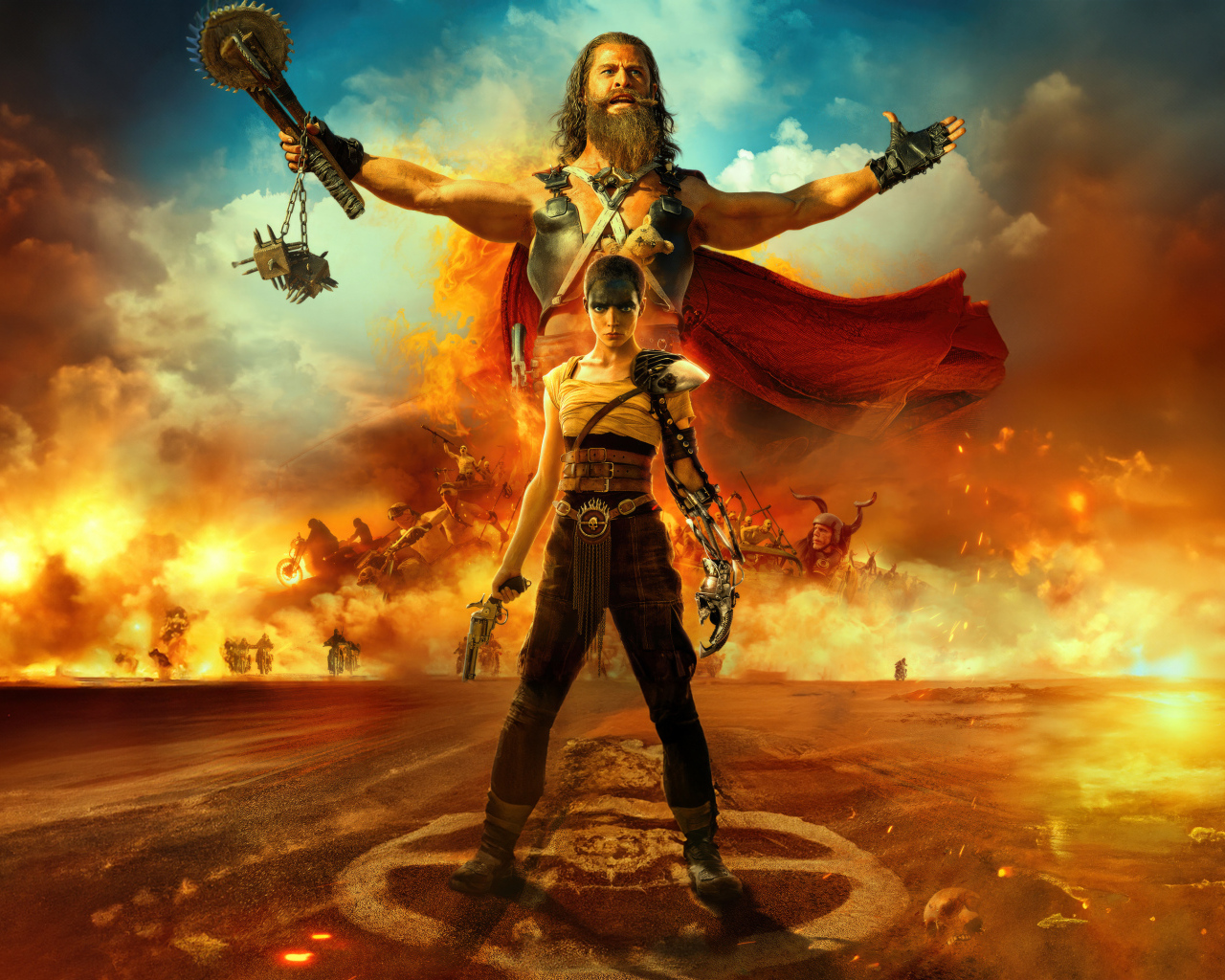 Постер нового боевика Фуриоса: Хроники Безумного Макса